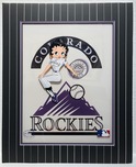 Sports Memorabilia Sports Memorabilia Rockies Inaugural Season - Betty Boop 